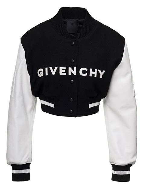 givenchy varsity jacket replica|givenchy cropped bomber jacket.